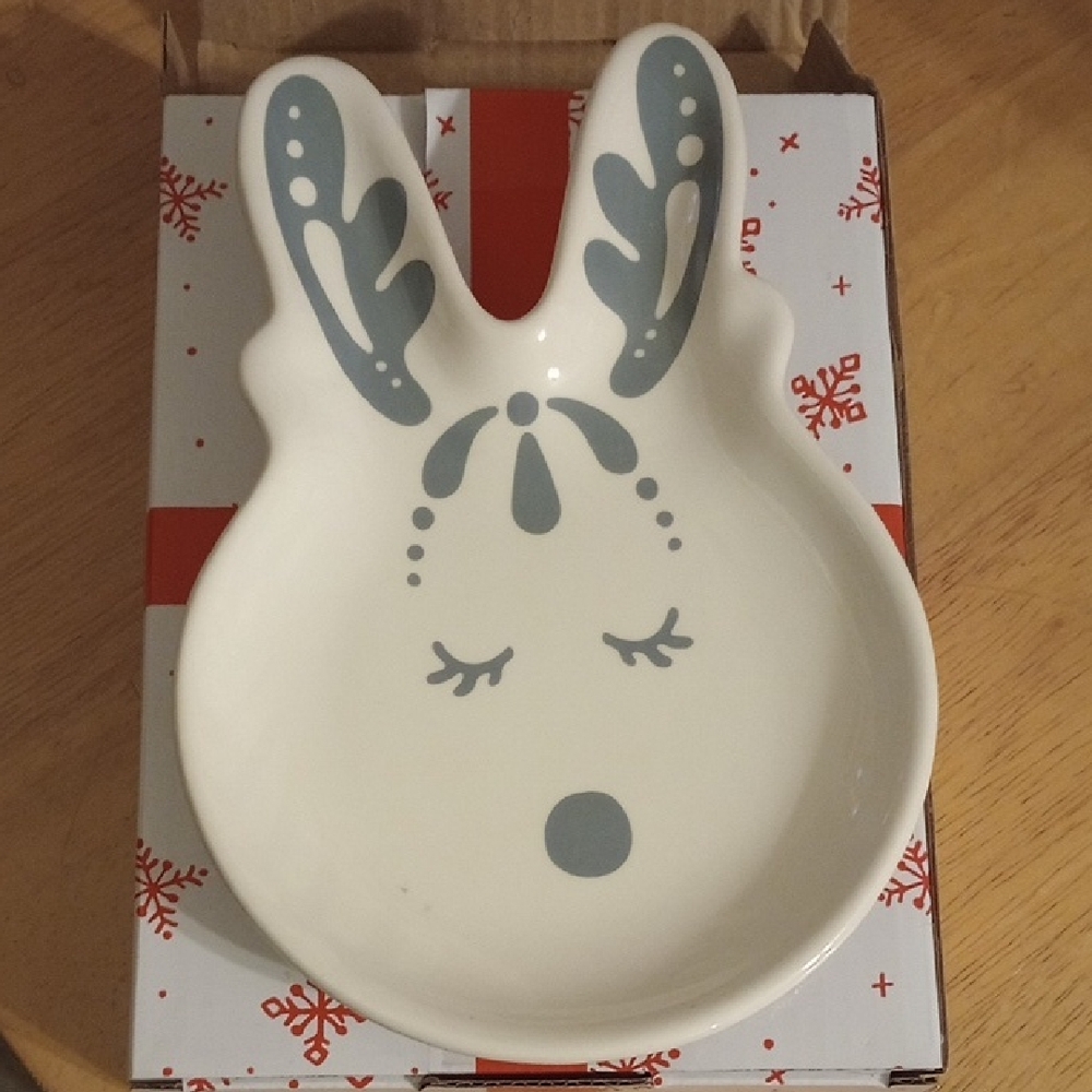 Temptations Reindeer Spoon Rest NIB